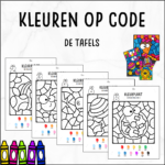 Kleuren Op Code - Tafels · Klasmateriaal